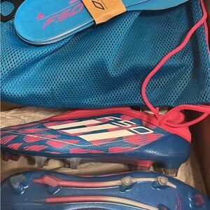 Adidas Kids F50 Sneakers - Blue and Pink